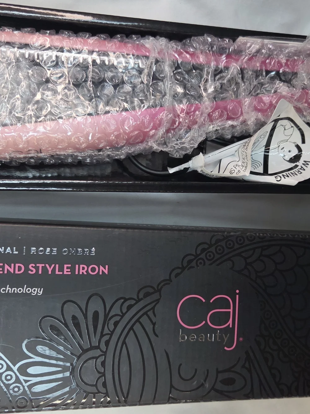 Professional Pink Clip & Bend Styler with Thermatru Technology